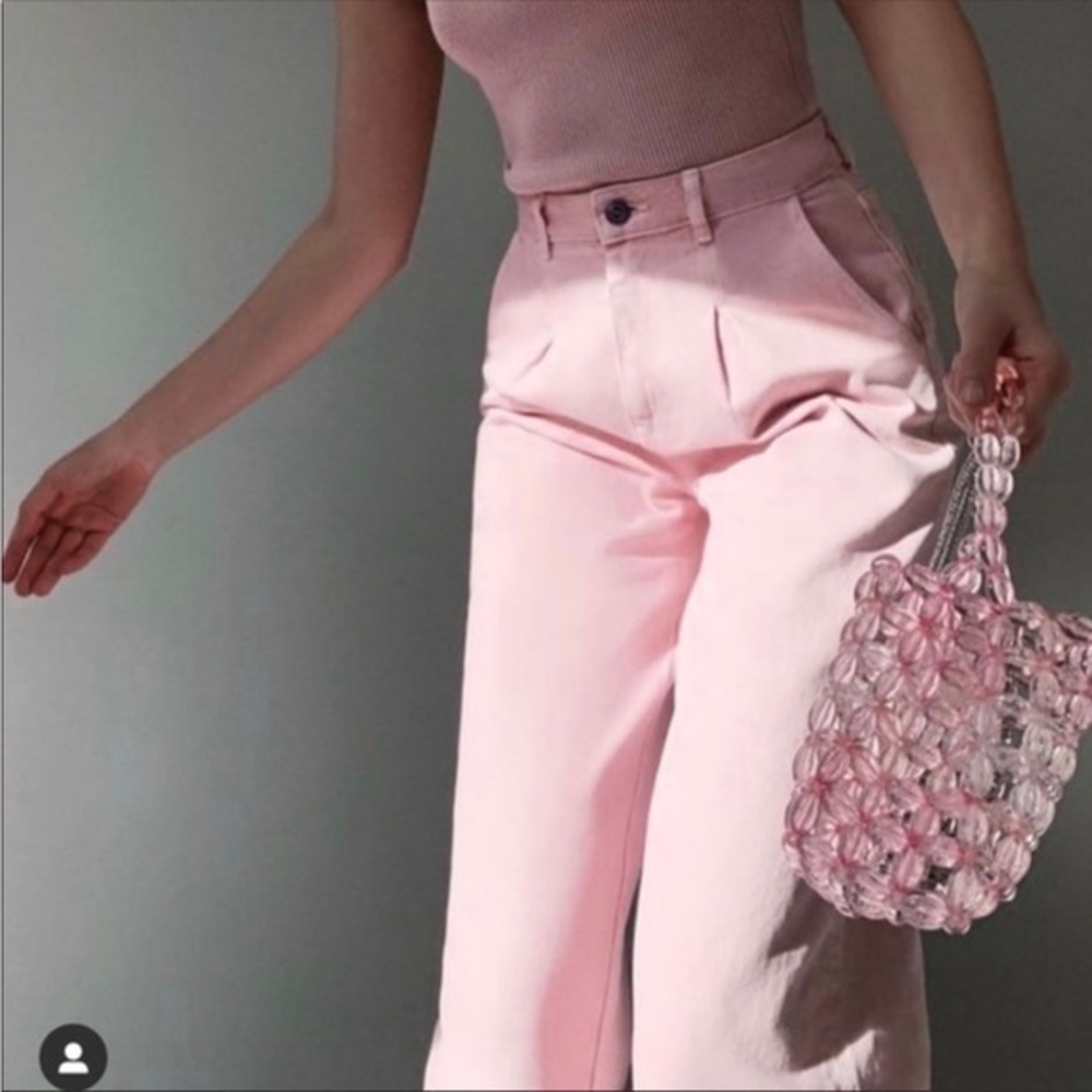 ZARA TRANSPARENT BEADED BUCKET BAG - Picture 5 of 12